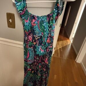 Colorful Sleeveless Maxi Dress